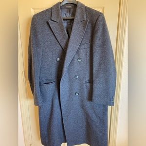 Men’s full length wool coat